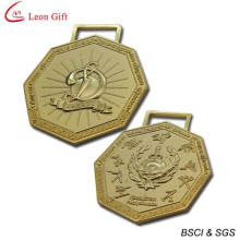 Precio de fábrica de la medalla de deportes de oro 3D personalizado (LM1706)